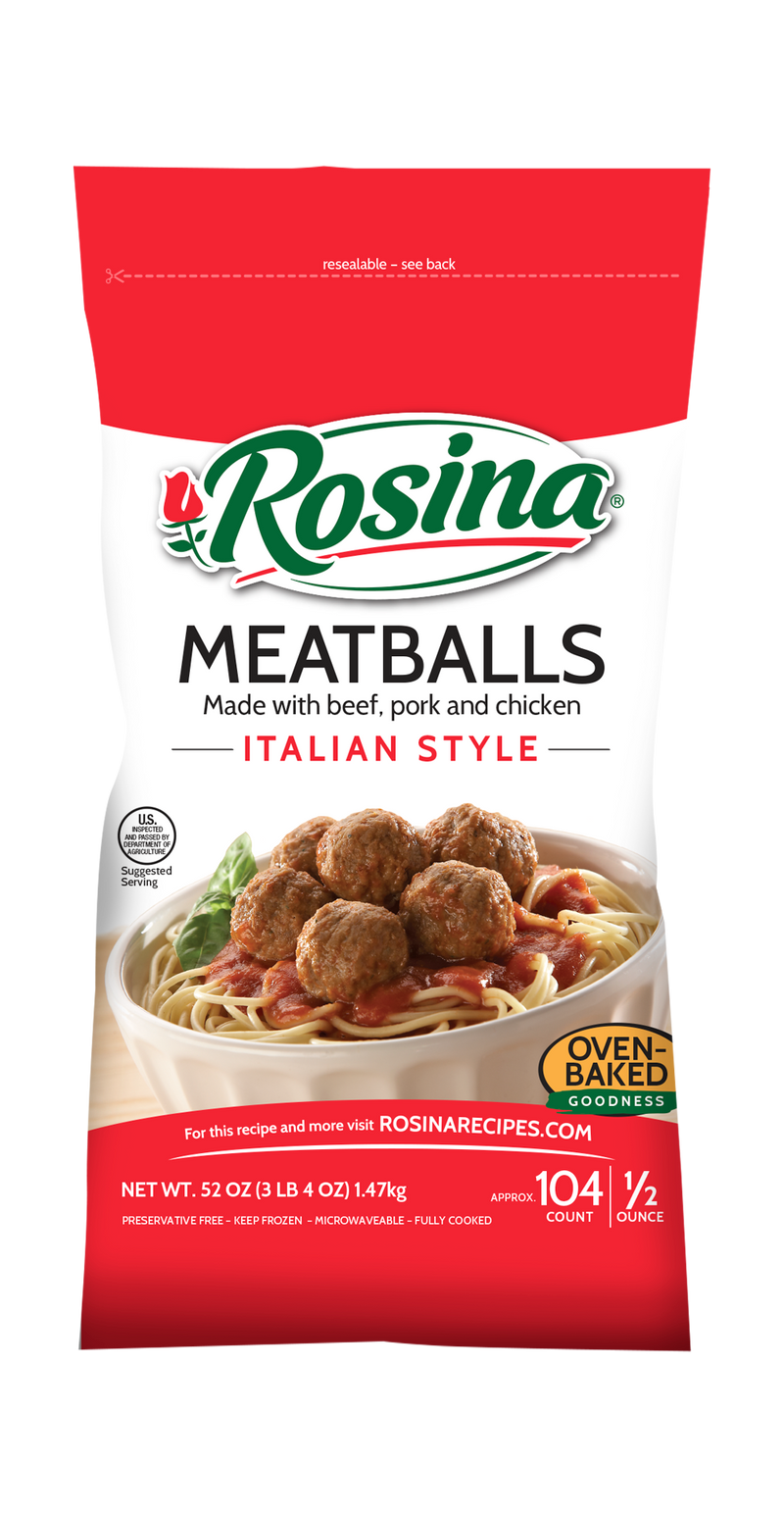 Italian Style Meatballs 52 Ounce Size - 8 Per Case.