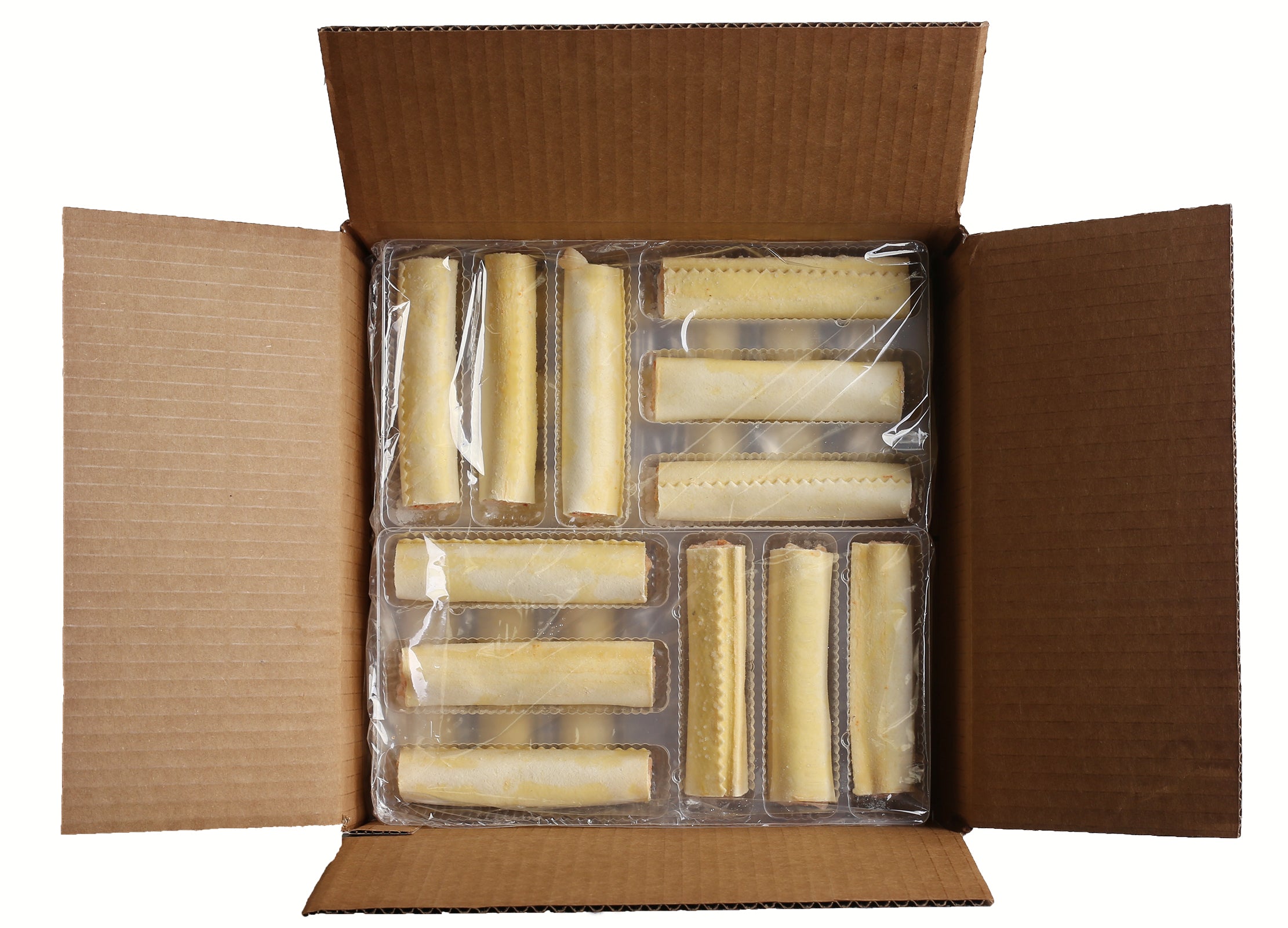 Louisa Foods Lobster Shrimp & Scallop Cannelloni 3 Ounce Size - 36 Per Case.