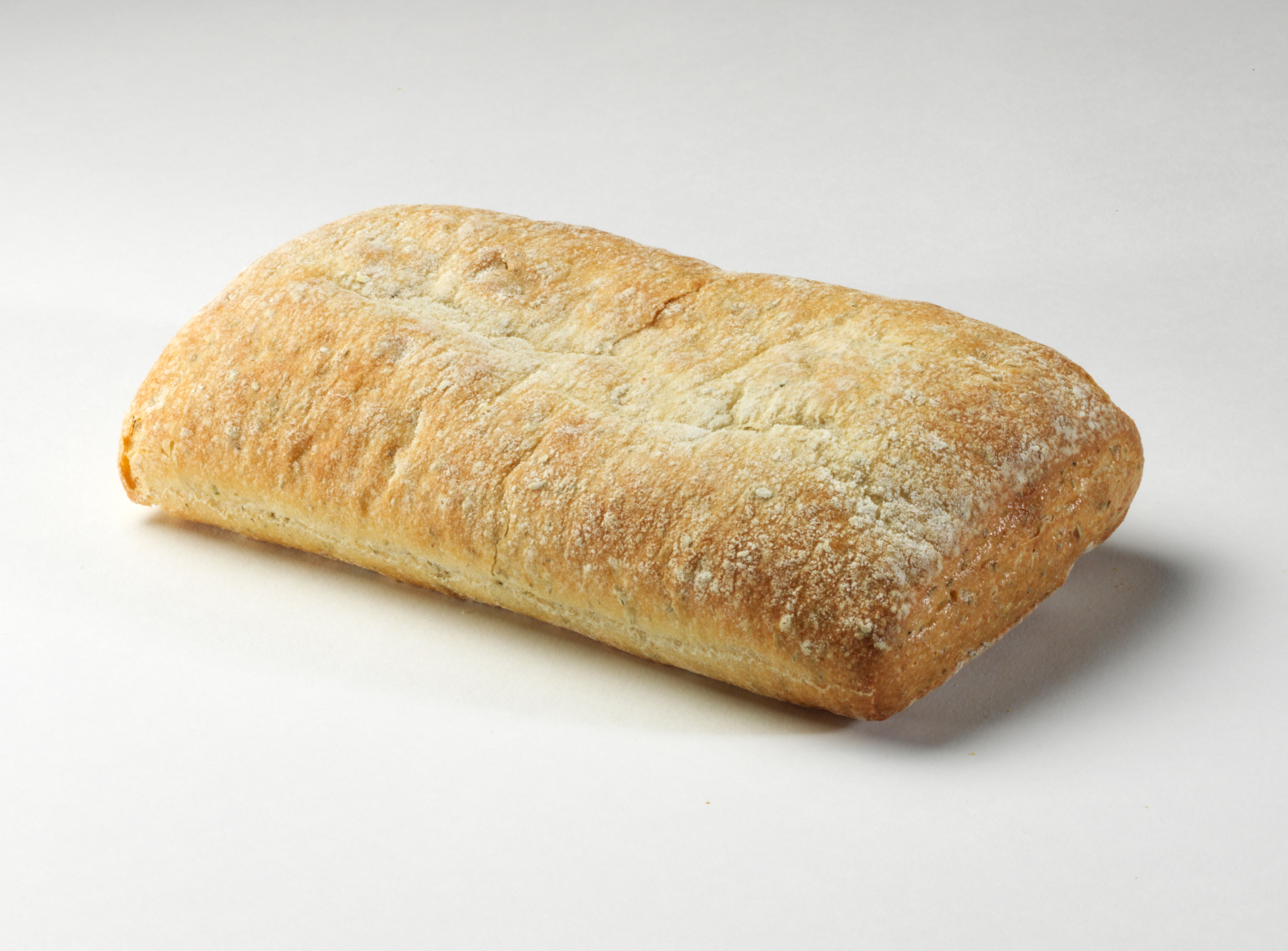 Ciabatta Panini Rosemary 3.25 Ounce Size - 48 Per Case.