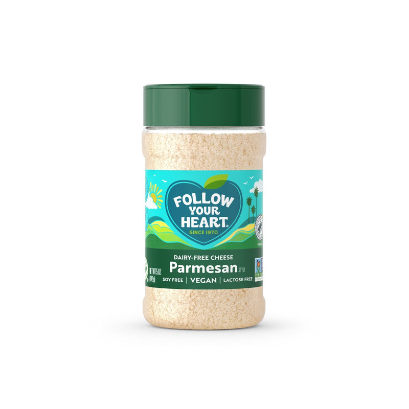 Parmesan Grated Vegan Cheese 5 Ounce Size - 8 Per Case.