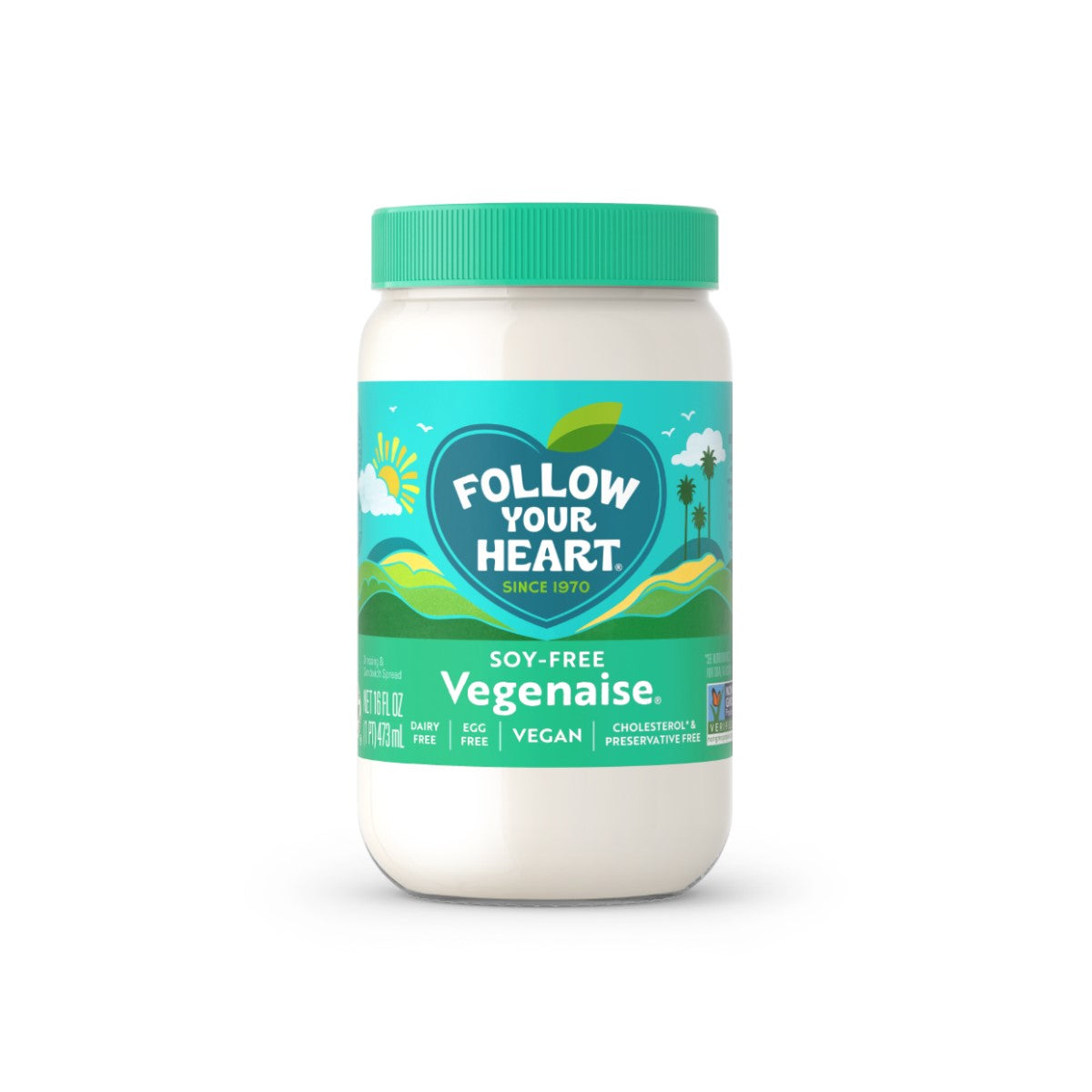 Soy Free Vegenaise Vegan Mayo 16 Ounce Size - 6 Per Case.