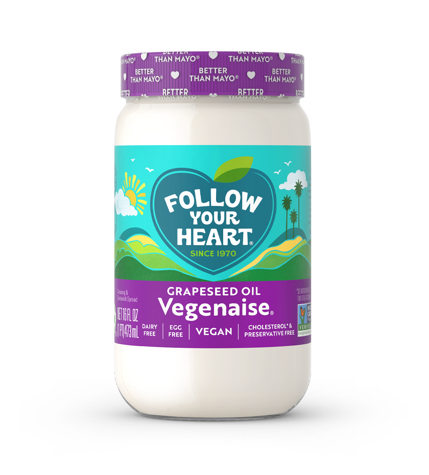 Grapeseed Vegenaise Vegan Mayo 16 Ounce Size - 6 Per Case.