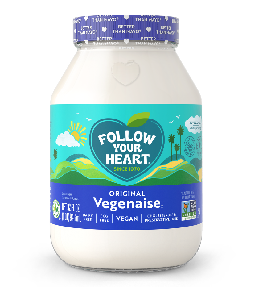Original Vegenaise Vegan Mayo 32 Ounce Size - 6 Per Case.