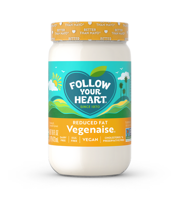 Follow Your Heart Vegenaise Reduced Fat 6-16 Ounce Kosher; Vegan 6-16 Ounce