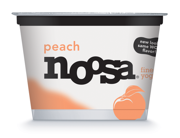 Noosa Yoghurt Peach4.5 Ounce Size - 6 Per Case.
