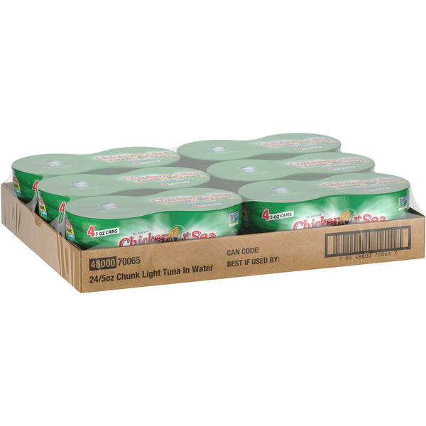 Chicken Of The Sea Chunk Light Tuna In Water Of 20 Ounce Size - 6 Per Case.