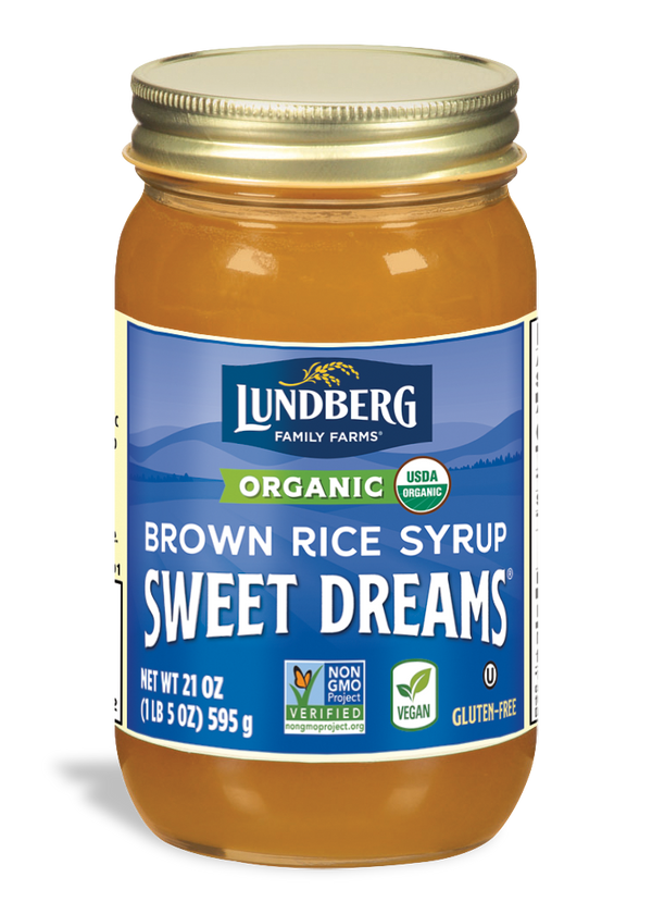 Lundberg Family Farms Brown Rice Syrup Jar Is 21 Ounce Size - 12 Per Case.