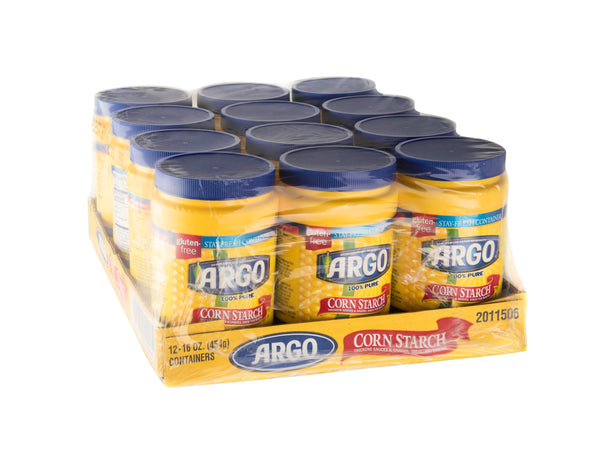 Argo Pure Corn Starch 16 Ounce Size - 12 Per Case.