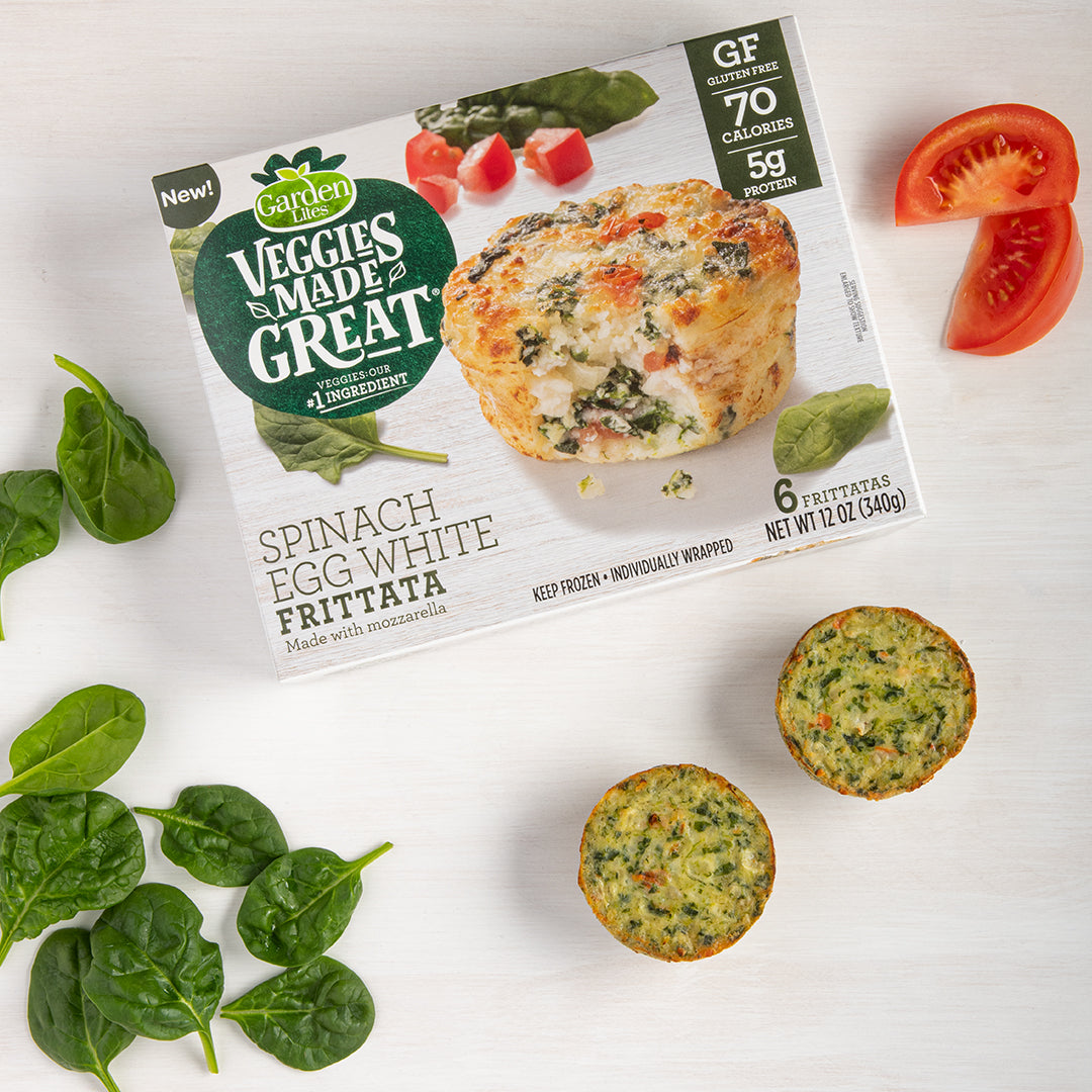 Veggie Made Great Spinach Egg White Frittata 12 Ounce Size - 8 Per Case.