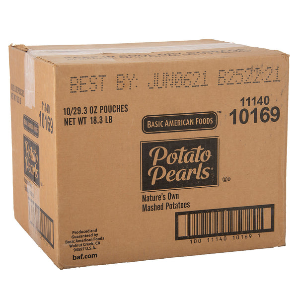 Potato Pearls® Nature's Own Mashed Potatoes Just Add Water Servings Per Cas 29.3 Ounce Size - 10 Per Case.