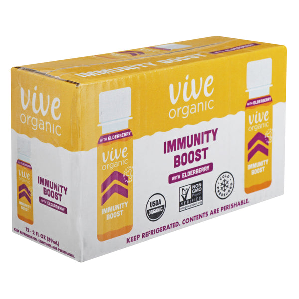 Vive Organic Elderberry Immunity Boost 2 Fluid Ounce - 12 Per Case.