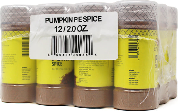 Lowes Pumpkin Pie Spice 2 Ounce Size - 12 Per Case.