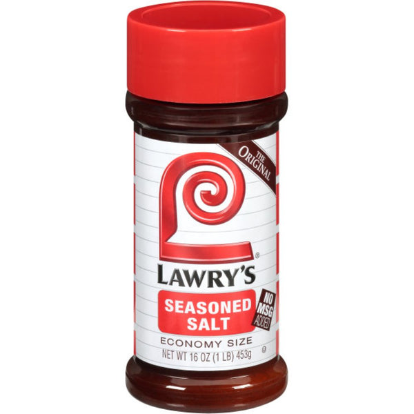 Lawry's Seasoned Salt 16 Ounce Size - 12 Per Case.