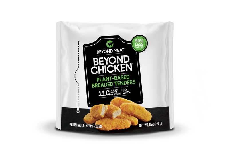 Beyond Meat Beyond Chicken Plant Based Breaded Tenders 8 Ounce Size - 8 Per Case.