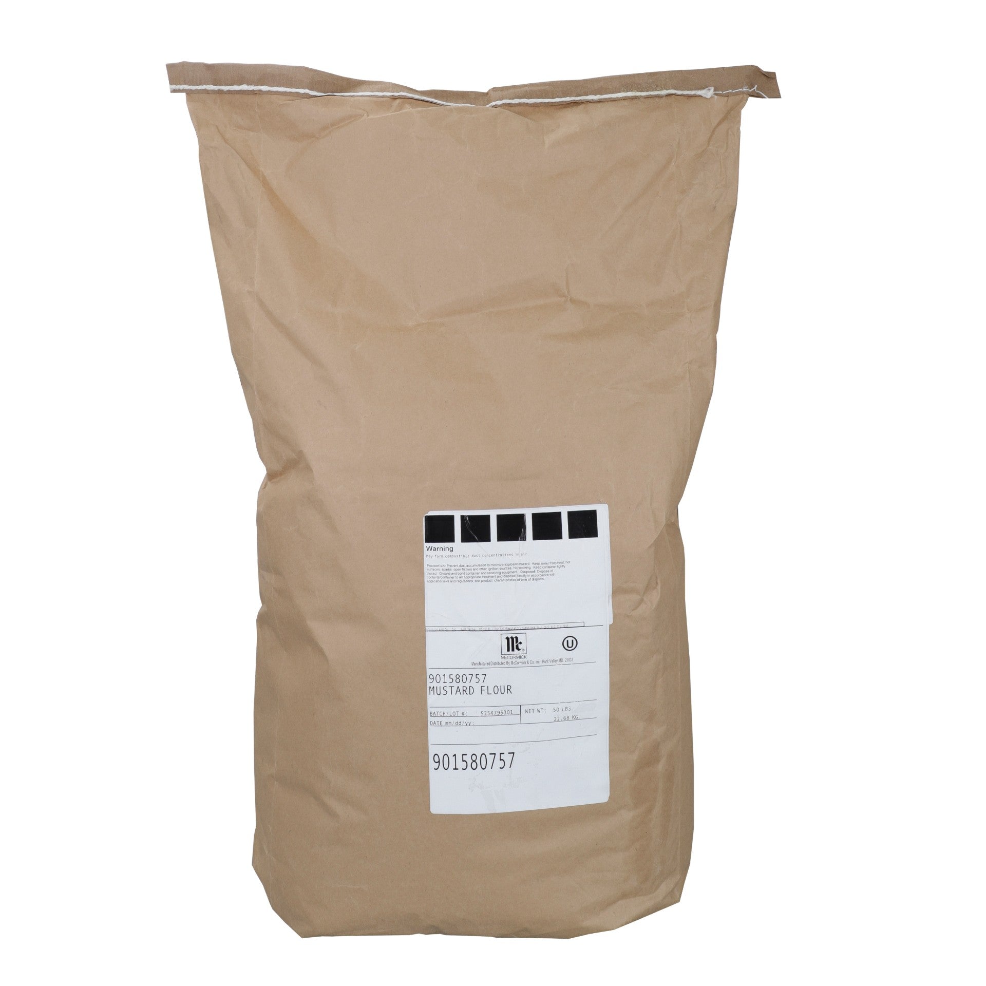 French's Mustard Flour Bag 50 Pound Each - 1 Per Case.