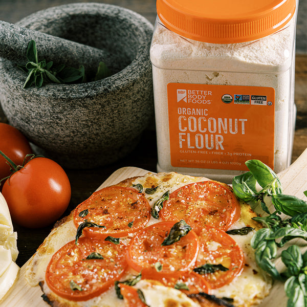 Betterbody Foods Organic Coconut Flour 2.25 Pound Each - 3 Per Case.