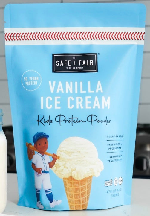 Sf Vanilla Ice Cream Kids Protein Powder16 Ounce Size - 4 Per Case.