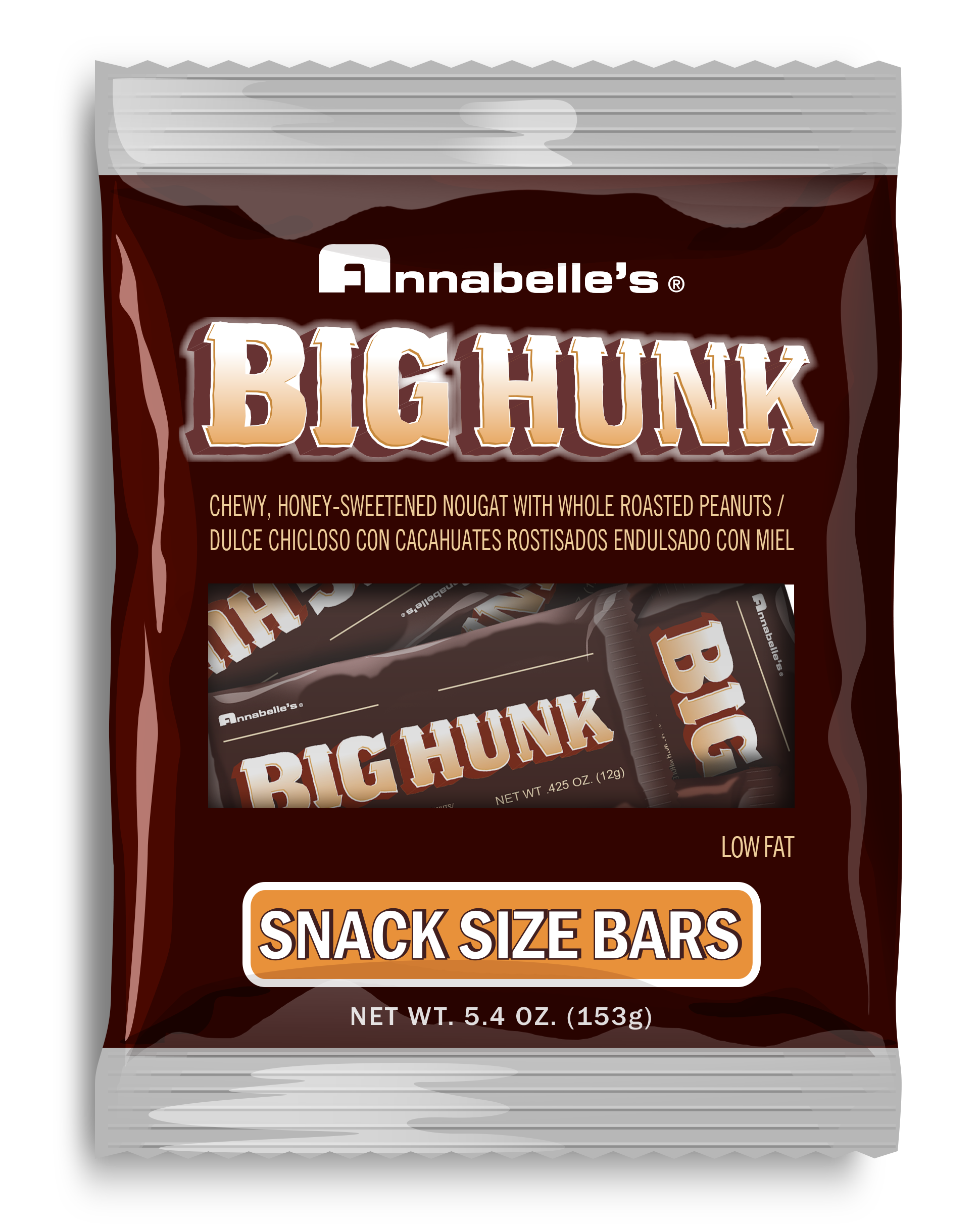 Big Hunk Nougat Candy Peanut 12 Each - 12 Per Case.