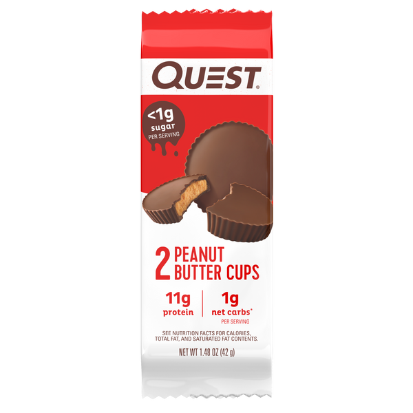 Quest Peanut Butter Cups 1.48 Ounce Size - 144 Per Case.