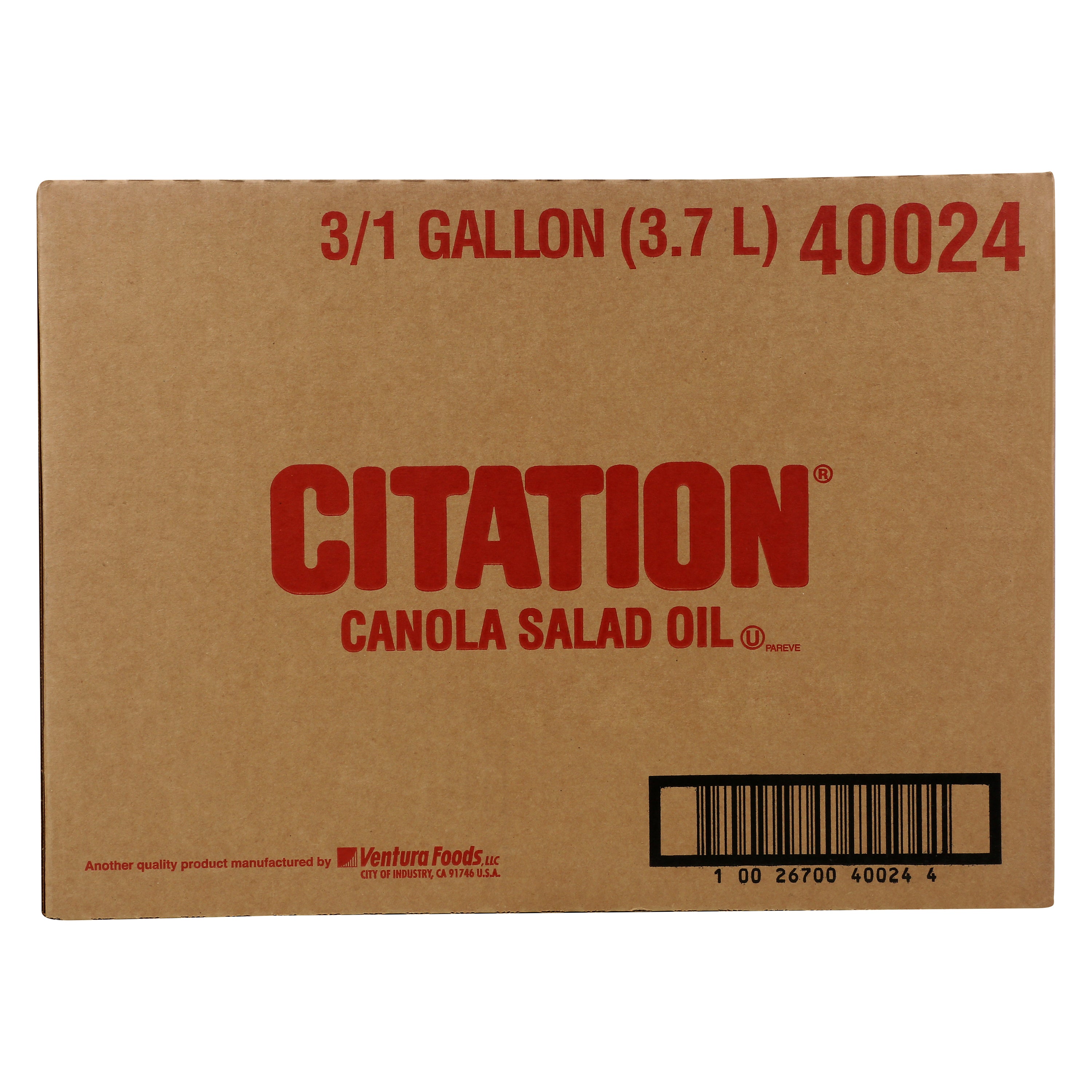 Salad Oil Citation Canola 1 Gallon - 3 Per Case.