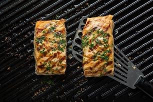 Cuisine Solutions Grilled Salmon 1 Count Packs - 42 Per Case.