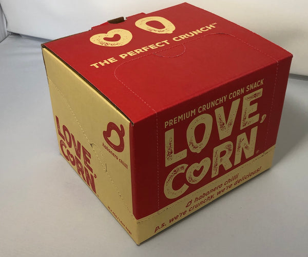 Love Corn Habanero Impulse Bag 1.6 Ounce Size - 10 Per Case.