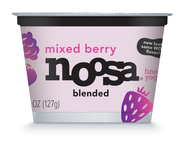 Noosa Yoghurt Mixed Berry4.5 Ounce Size - 6 Per Case.