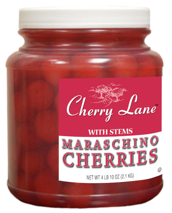 Maraschino Cherry With Stem 0.5 Gallon - 6 Per Case.