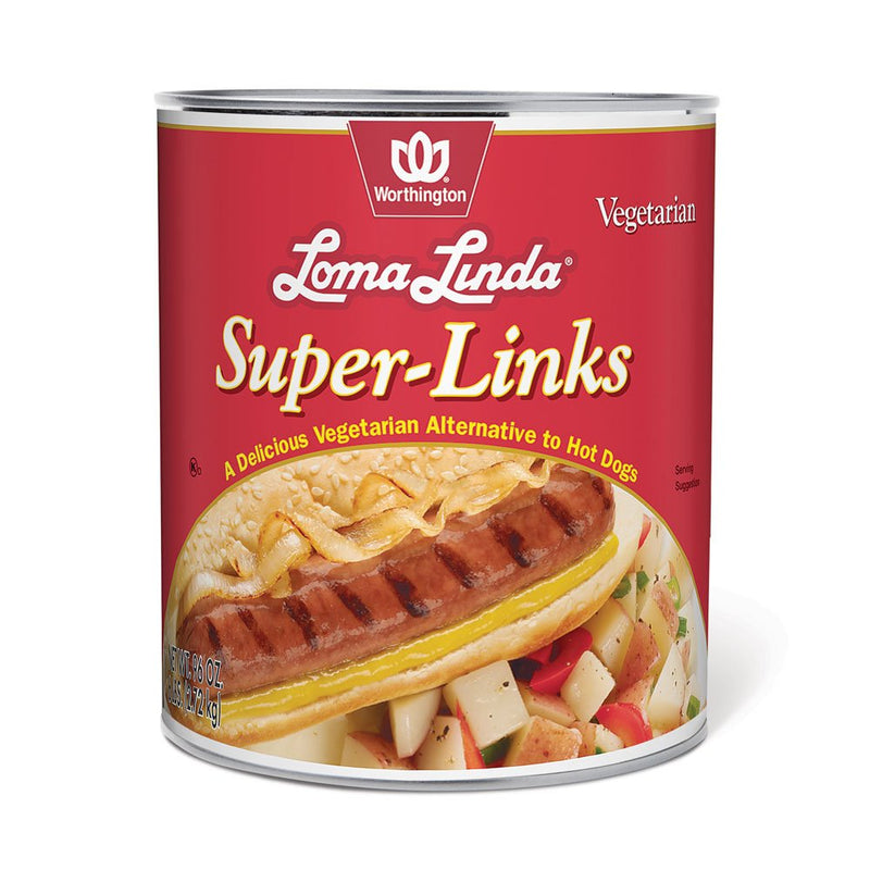 Loma Linda Super Links 96 Ounce Size - 6 Per Case.