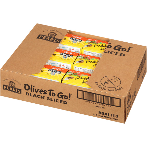 Olives Cup Black Sliced 5.6 Ounce Size - 6 Per Case.