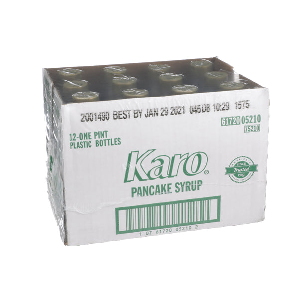 Karo Pancake Syrup 16 Fluid Ounce - 12 Per Case.