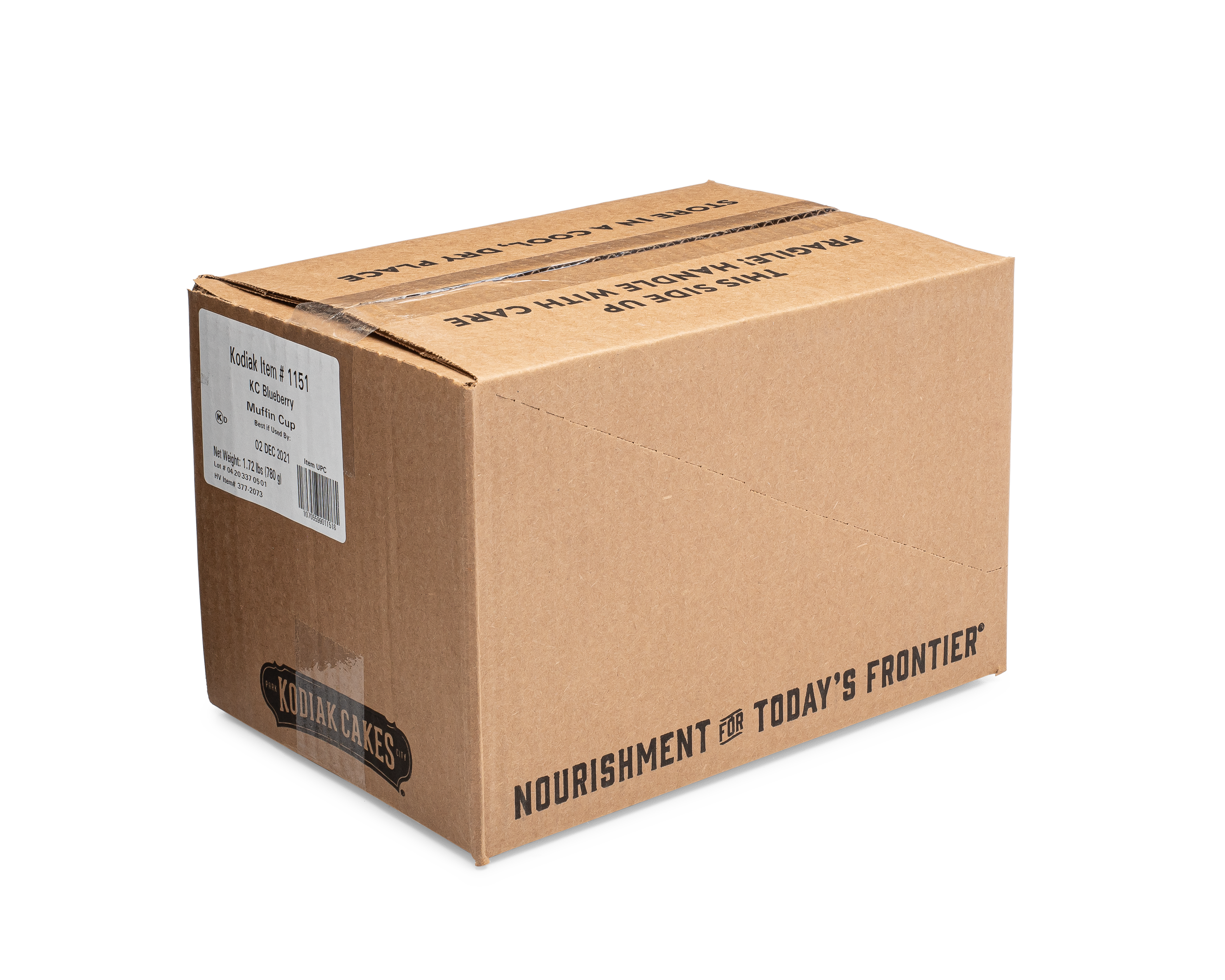 Kodiak Cakes Blueberry Minute Muffin 2.29 Ounce Size - 12 Per Case.