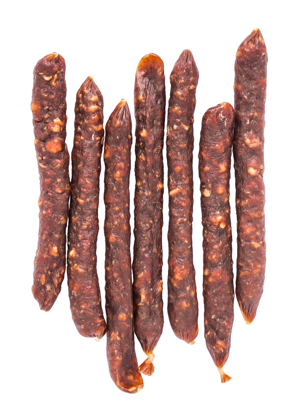 Salami Minis Chipotle Made With Paprika And Organic Chipotle Peppers For A Smooth Spic 2.6 Ounce Size - 12 Per Case.