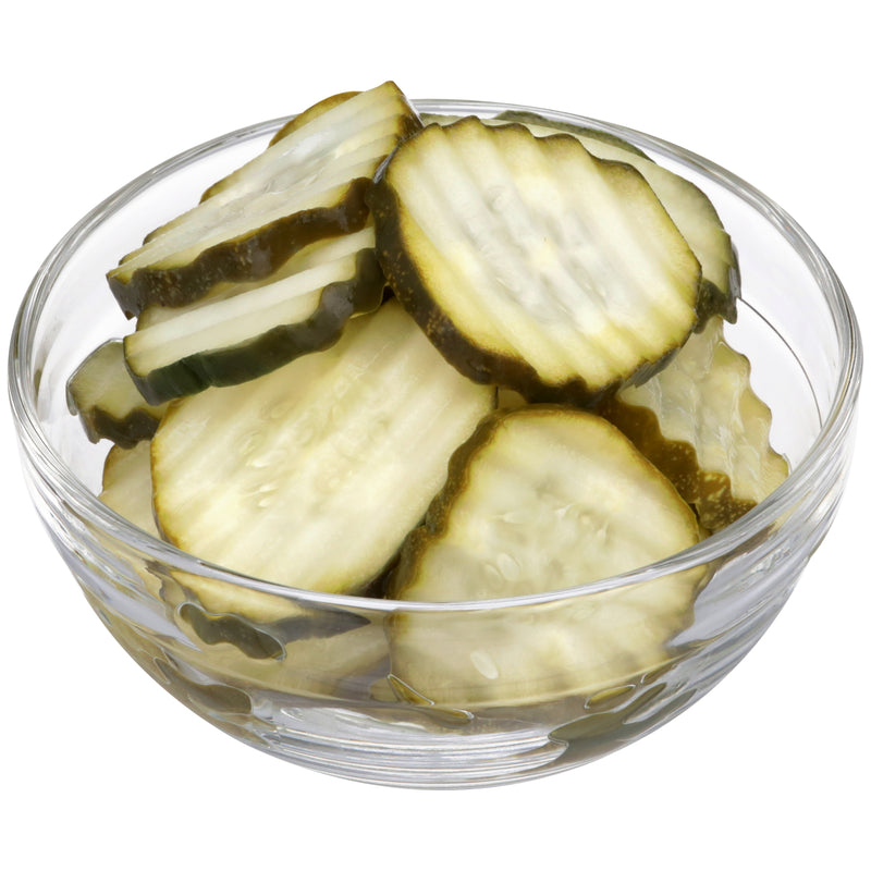 Schwartz's Pickle Chips Kosher Crinkle Cut 3/16 1-2 Gallon Gluten Free; Kosher 1-2 Gallon