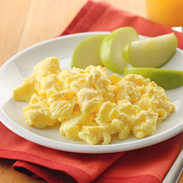 Papetti's® Frozen Liquid Traditional Scrambled Egg Mix Cook In Bags 5 Pound Each - 6 Per Case.
