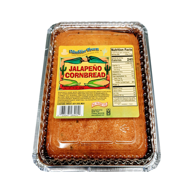 Jalapeno Cornbread Loaves 12 Pound Each - 1 Per Case.