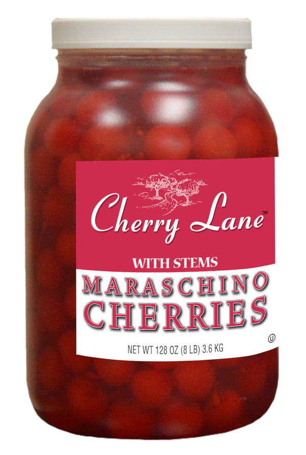 Maraschino Cherry With Stem 1 Gallon - 4 Per Case.