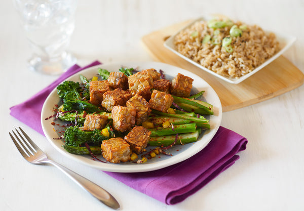Franklin Farms Tempeh Five Grain 8 Ounce Size - 12 Per Case.