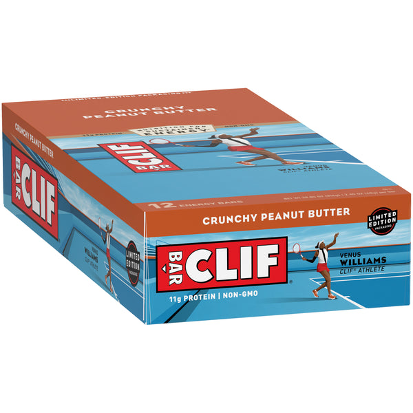 Clif Bar Protein Energy Bars Crunchy Peanut Butter 2.4 Ounce Size - 192 Per Case.