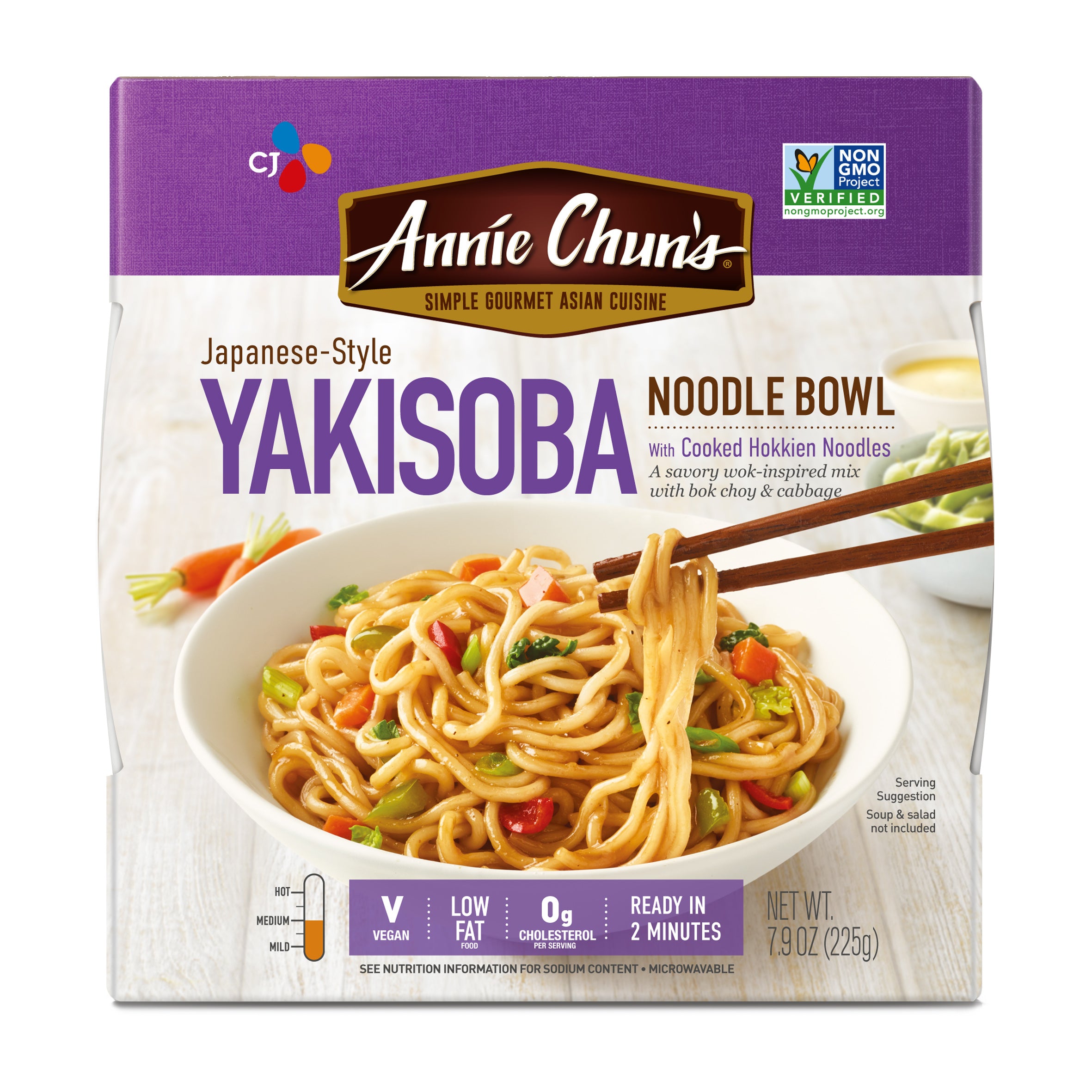Annie Chun's Yakisoba Noodle Bowl 7.9 Ounce Size - 6 Per Case.