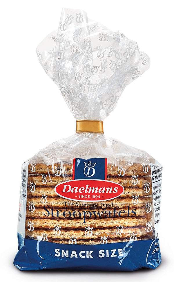 Daelmans Caramel Snack Size Stroopwafel 10.22 Ounce Size - 15 Per Case.