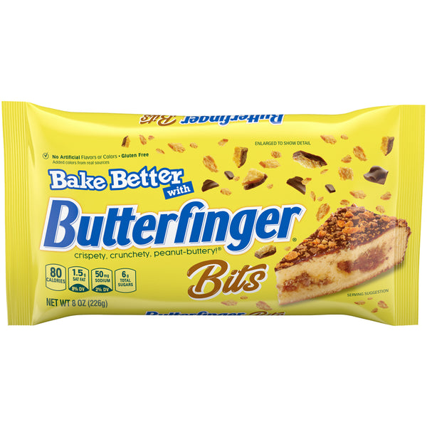 Butterfinger Baking Bits 8 Ounce Size - 12 Per Case.