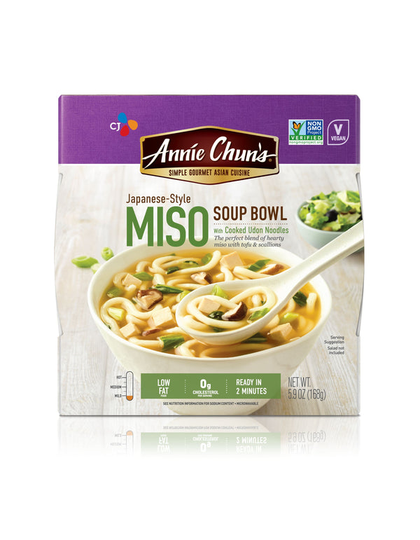 Annie Chun's Miso Soup Bowl 5.9 Ounce Size - 6 Per Case.