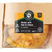 Market Sandwich Ham And Cheese Omelet Croissant 5.8 Ounce Size - 8 Per Case.