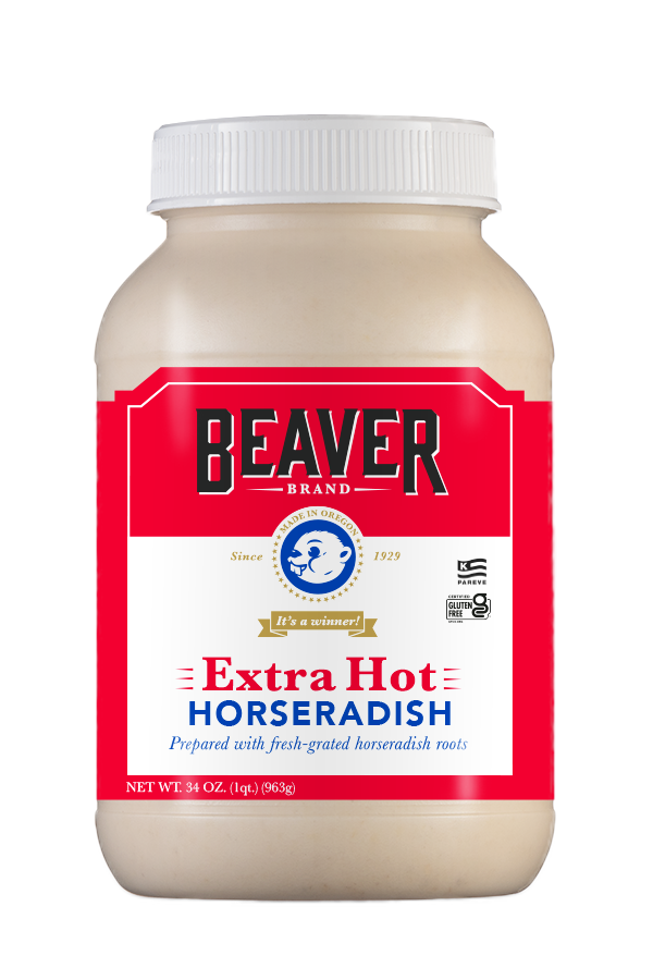 Bvr Extra Hot Horseradish Qts 2 Pound Each - 6 Per Case.