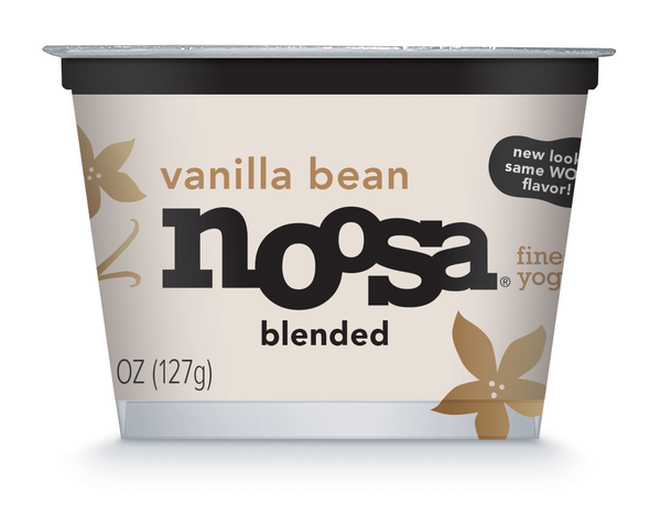 Noosa Yoghurt Vanilla Bean4.5 Ounce Size - 6 Per Case.