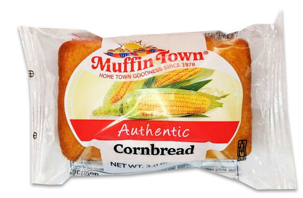 Cornbread Loaves 3 Ounce Size - 36 Per Case.