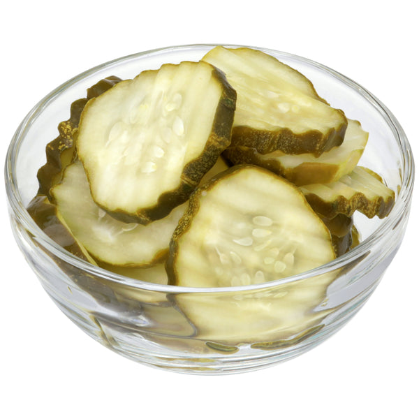 Schwartz's Pickle 828 Kosher Dill Cross Cut 1/4 Crinkle Cut 1-5 Gallon Gluten Free; Kosher 1-5 Gallon