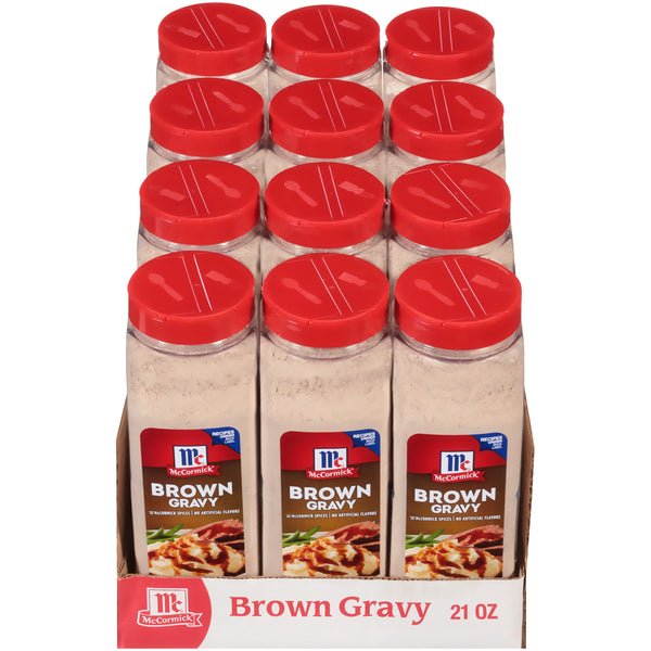 Mccormick Brown Gravy 21 Ounce Size - 12 Per Case.