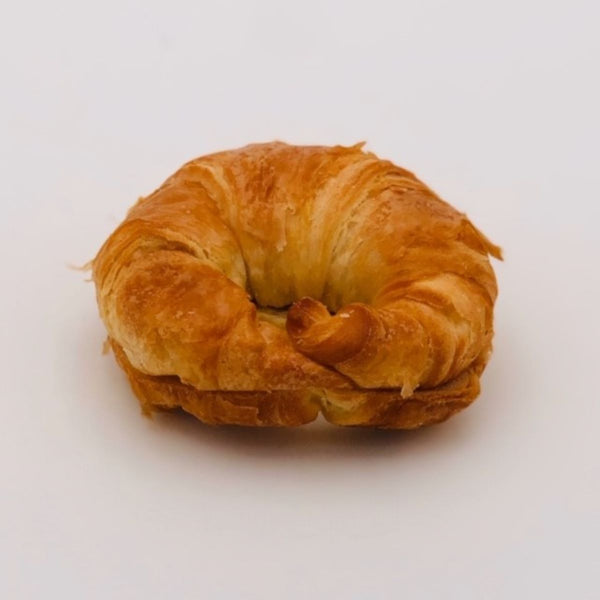 Gold Standard Baking Round Sliced Butter Croissant 64 Count Packs - 1 Per Case.